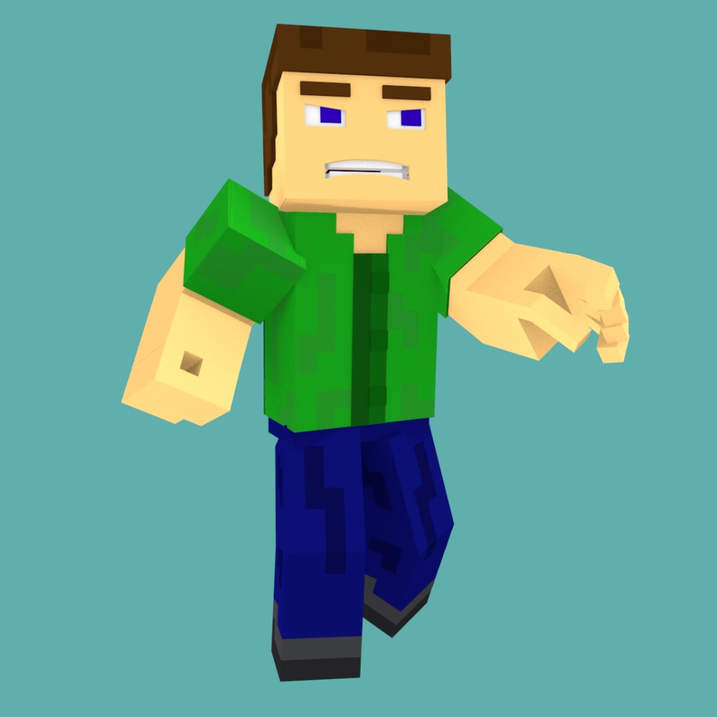 Trainguy Minecraft Player Rig preview image 2